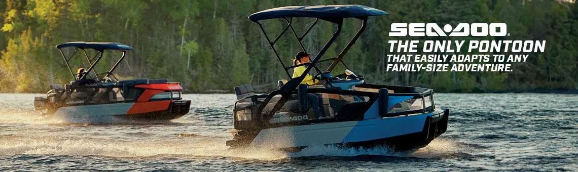 The only pontoon that easily adapts to any family-size adventure.